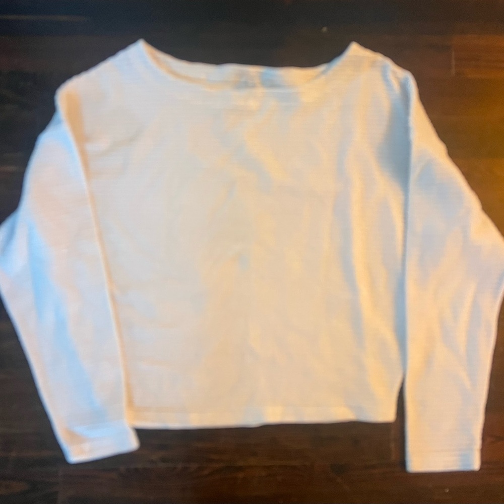 White Long Sleeve Top